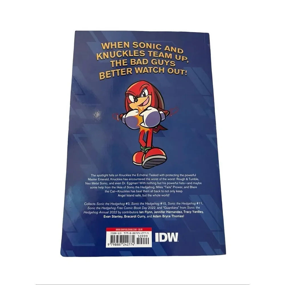 IDW Publishing Sonic the Hedgehog Knuckles Greatest Hits Paperback Book